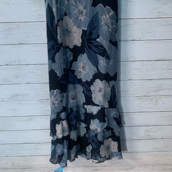 Reformation Odessa Floral Blue Midi Dress - Picture 11 of 11